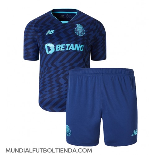 Camiseta Porto Tercera Equipación Replica 2024-25 para niños mangas cortas (+ Pantalones cortos)